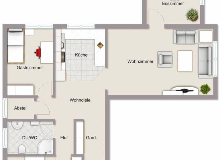 Wohnung zum Kauf 229.000 € 4 Zimmer 90 m² Hainhausen Rodgau 63110