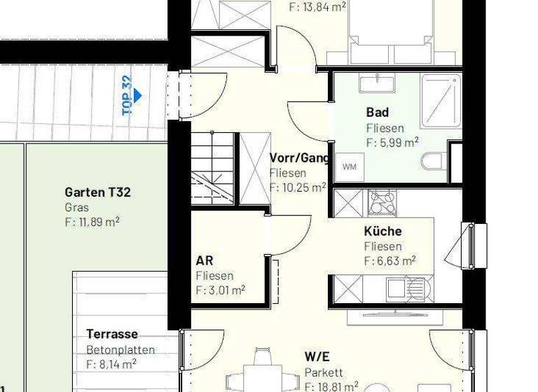 Wohnung zum Kauf - Erstbezug provisionsfrei 442.635 € 4 Zimmer 84,8 m² Steyr 4400