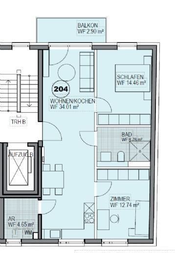 Wohnung zur Miete 1.397 € 3 Zimmer 75,5 m²<br/>Wohnfläche 2.<br/>Geschoss ab sofort<br/>Verfügbarkeit Maximilianstraße 56 Eberhardshof Nürnberg 90429