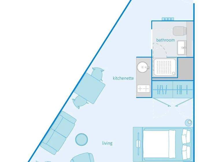 Studio zur Miete 2.370 € 1 Zimmer 37 m² frei ab sofort Treskowallee 115 Karlshorst Berlin 10318