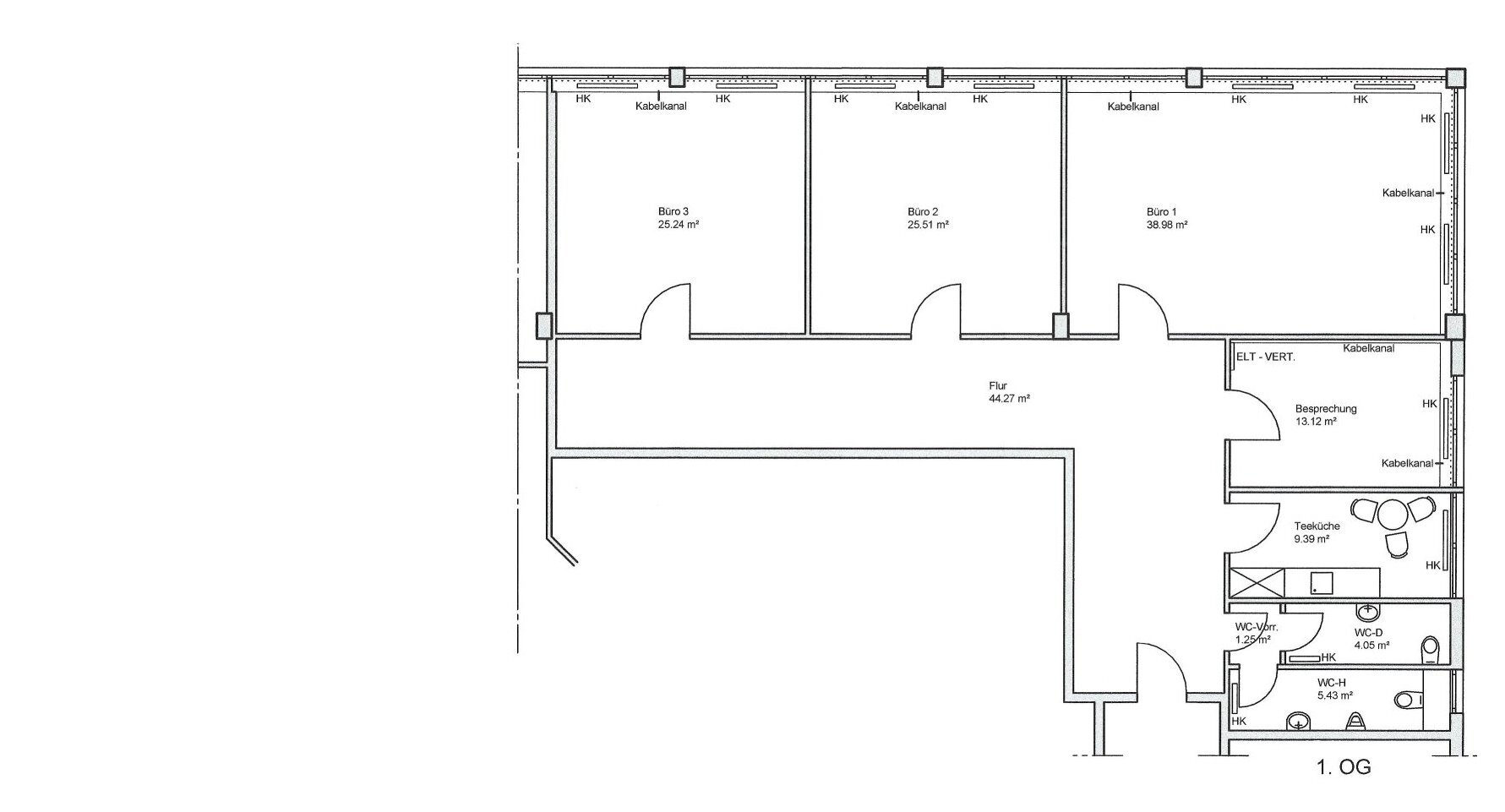 Büro-/Praxisfläche zur Miete 1.100 € 165 m²<br/>Bürofläche Memmingen Memmingen 87700