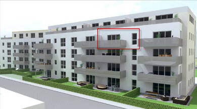 Maisonette zur Miete 690 € 2 Zimmer 58,2 m² Geschoss 3/4 frei ab 01.10.2025 West Waldkraiburg 84478