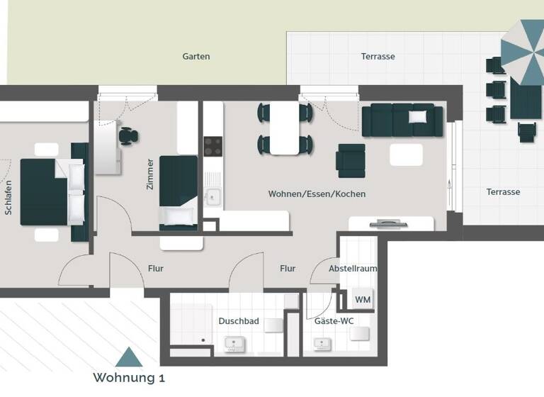 Wohnung zum Kauf - Erstbezug provisionsfrei 466.000 € 3 Zimmer 82 m² 1. Geschoss Bad Säckingen 79713