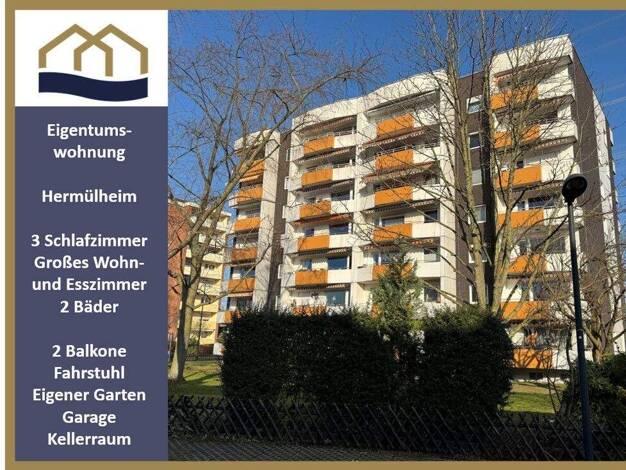 Wohnung zum Kauf 4 Zimmer 95 m² Nibelungenstraße 80 Hermülheim Hürth 50354