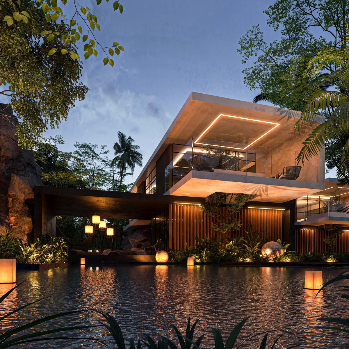 Villa zum Kauf 1.266.089 € 252 m²<br/>Wohnfläche 807 m²<br/>Grundstück Quintana Roo  Tulum Tulum