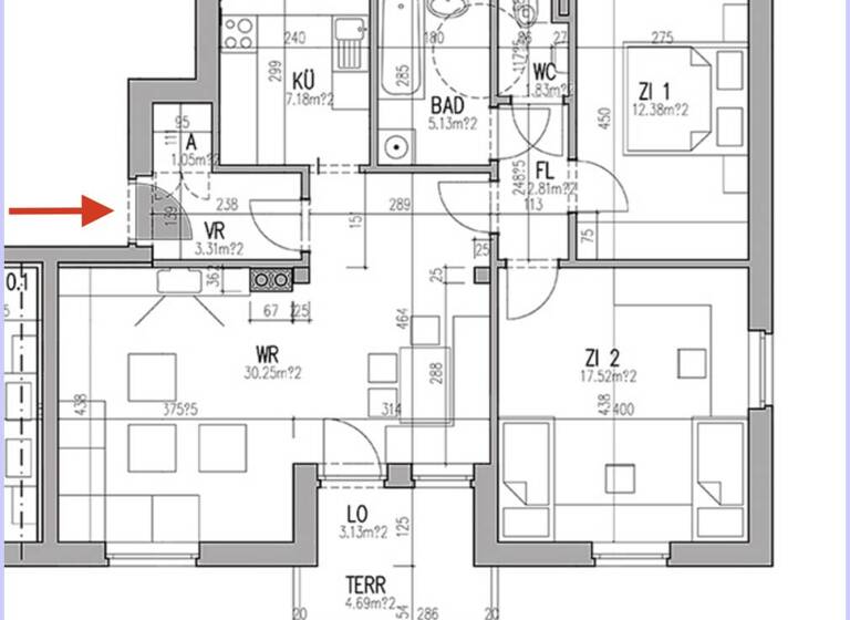 Wohnung zur Miete 913 € 3 Zimmer 81,4 m² Merkendorf 124_1 Merkendorf 8344