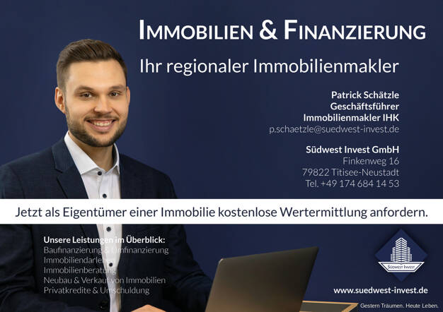 Wohnung zum Kauf provisionsfrei 335.000 € 4 Zimmer 122 m² Titisee Titisee-Neustadt 79822