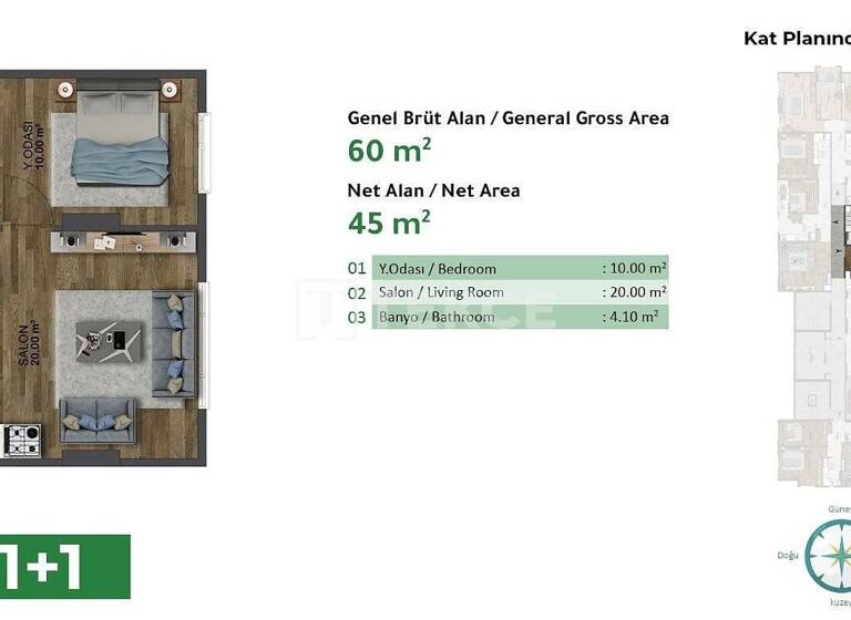 Studio zum Kauf 194.000 € 3 Zimmer 97 m² EG Istanbul 34290