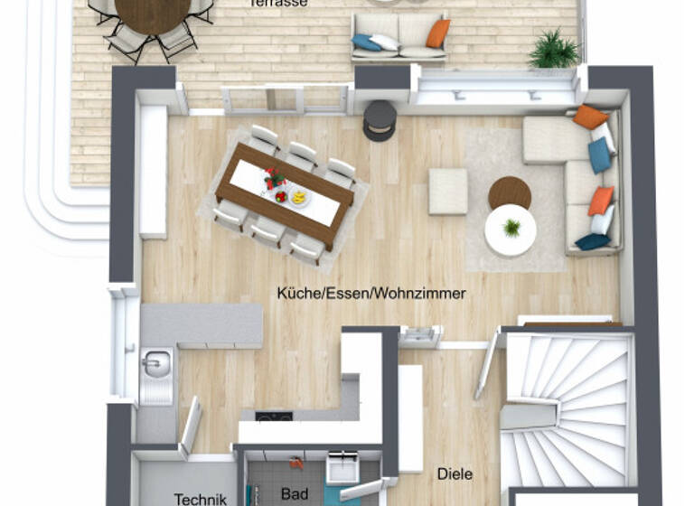 Doppelhaushälfte zur Miete 1.500 € 6 Zimmer 130 m²<br/>Wohnfläche Prosselsheim Prosselsheim 97279