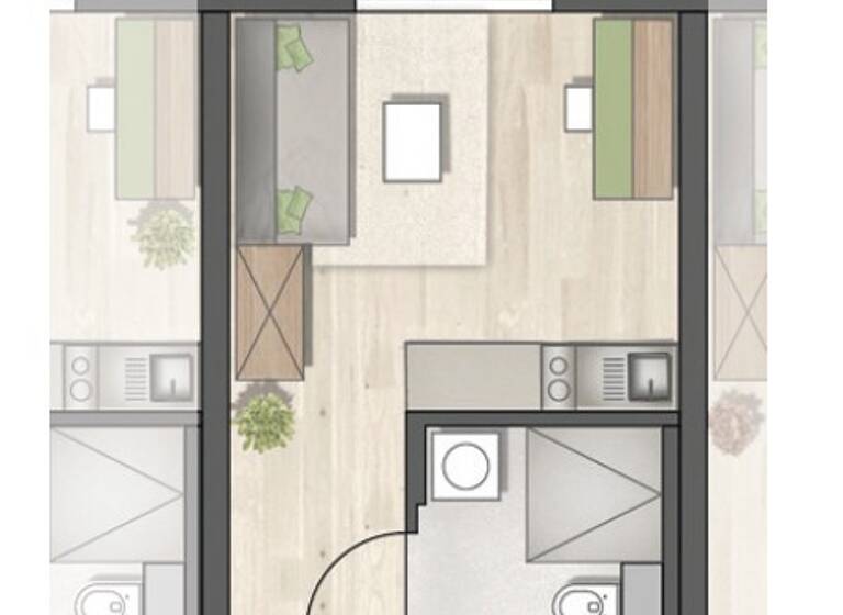 Studio zur Miete 350 € 1 Zimmer 24,7 m² frei ab 01.07.2026 Kulmbach 95326