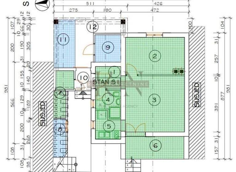 Wohnung zum Kauf 155.000 € 2 Zimmer 48 m² Klenovica, Novi Vinodolski Novi Vinodolski