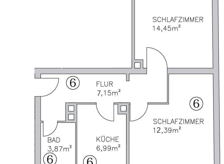 Sonstiges zum Kauf provisionsfrei als Kapitalanlage geeignet 194.000 € 2 Zimmer 44,9 m² Wöhrd Nürnberg 90489