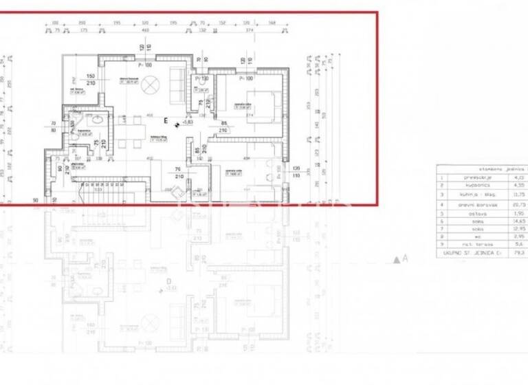 Wohnung zum Kauf 237.000 € 3 Zimmer 76 m² 2. Geschoss Centar - Gulici
