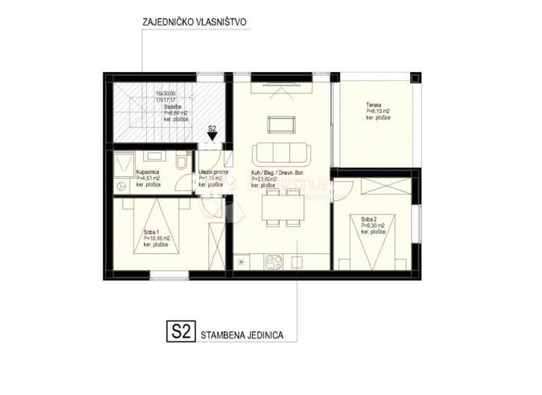 Wohnung zum Kauf 190.000 € 3 Zimmer 58 m² 1. Geschoss Vir