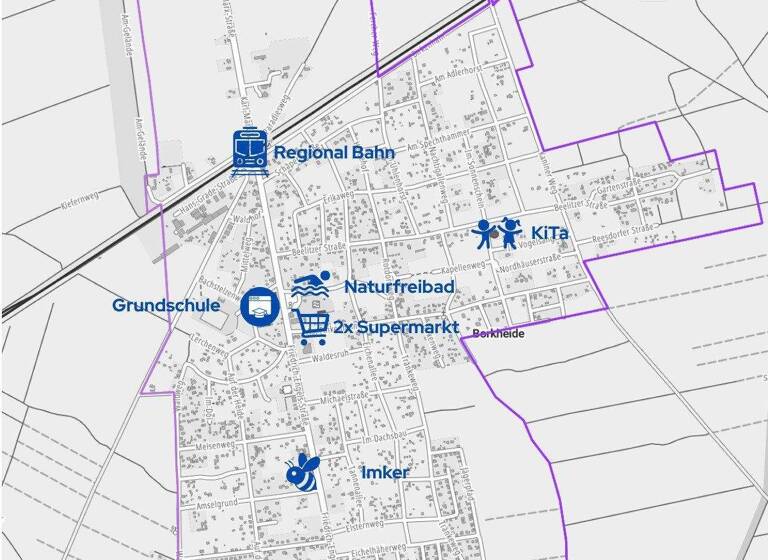Grundstück zum Kauf provisionsfrei 147.999 € 869,6 m² Grundstück Borkheide 14822