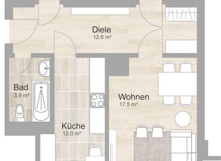 Wohnung zur Miete 801 € 3 Zimmer 82,5 m² 3. Geschoss Wehlener Str. 7 Blasewitz Dresden 01277