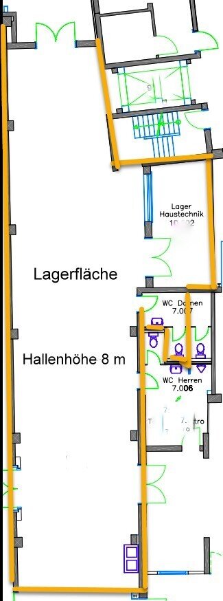 Lagerhalle zur Miete 8,50 € 180 m²<br/>Lagerfläche Tumringen Lörrach 79539