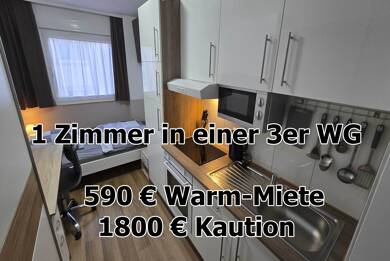 Wohnung zur Miete 390 € 1 Zimmer 20 m² 2. Geschoss Blücherstr. 30A Nordstadt - Stadtviertel 081 Pforzheim 75177