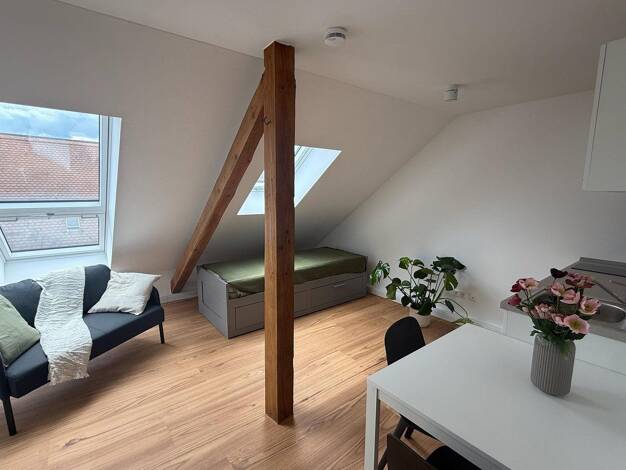 Studio zur Miete 600 € 1 Zimmer 17,4 m² 3. Geschoss frei ab 01.08.2026 Friedrichstraße 32 Innenstadt Erlangen 91052