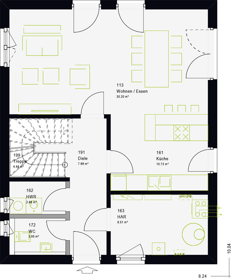 Einfamilienhaus zum Kauf provisionsfrei 453.889 € 5 Zimmer 135 m²<br/>Wohnfläche 500 m²<br/>Grundstück Niederndodeleber Straße Magdeburg 39110