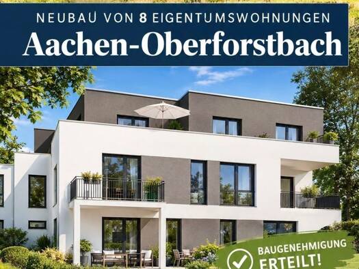 Penthouse zum Kauf - Erstbezug provisionsfrei 440.100 € 3 Zimmer 82,5 m² Geschoss 2/2 frei ab 31.05.2028 Oberforstbacher Straße 388 Oberforstbach Aachen 52076