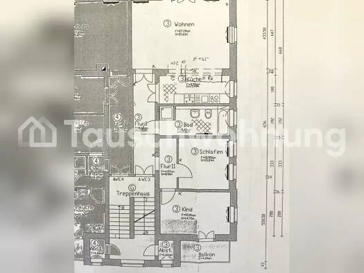 Wohnung zur Miete Tauschwohnung 750 € 3 Zimmer 90 m² 1. Geschoss Trachau Dresden 01129