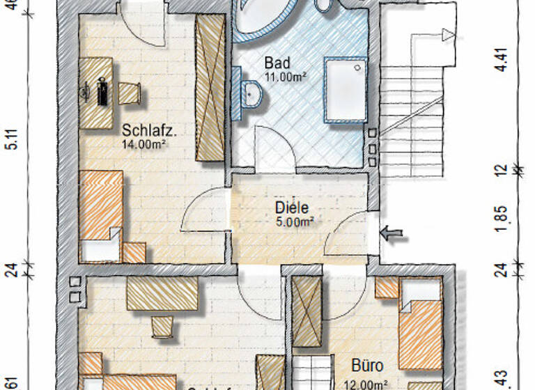 Maisonette zum Kauf 449.000 € 6 Zimmer 125 m²<br/>Wohnfläche Vahrenwald Hannover 30165