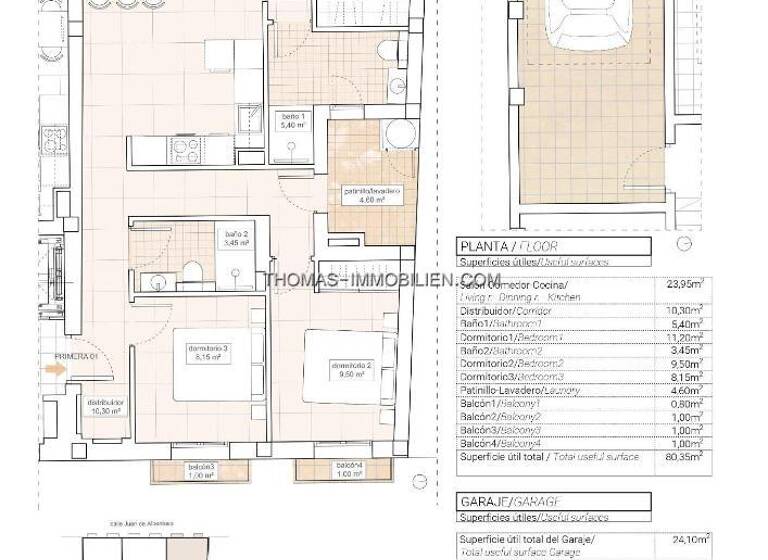 Wohnung zum Kauf 250.000 € 4 Zimmer 92 m² Hondón de las Nieves 03688