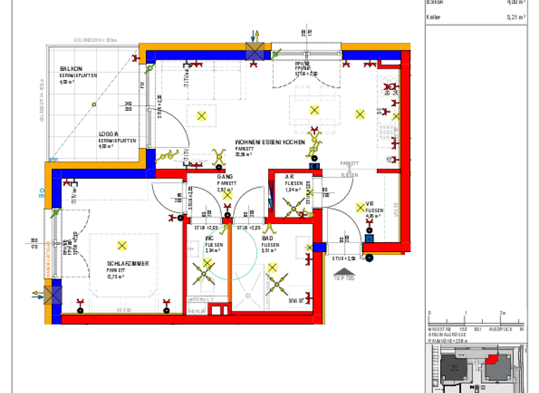 Wohnung zur Miete - Erstbezug 653 € 2 Zimmer 49,8 m² 1. Geschoss Kellner-Straße/Perausch-Straße Enns 4470