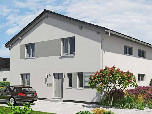 Doppelhaushälfte zum Kauf - Erstbezug provisionsfrei 429.000 € 4 Zimmer 113 m² 308 m² Grundstück Darsberg Neckarsteinach 69239