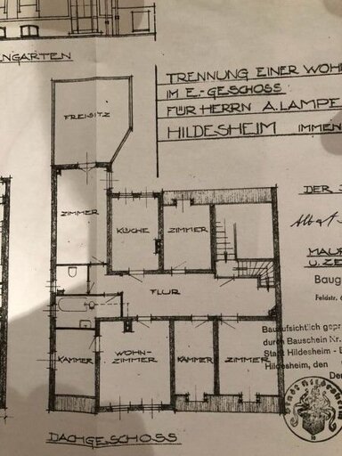 Wohnung zur Miete 700 € 4 Zimmer 112 m² frei ab sofort Immengarten Ost Hildesheim 31134