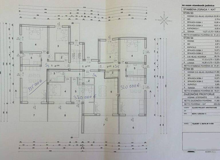 Wohnung zum Kauf 370.000 € 3 Zimmer 1. Geschoss Novigrad 52466