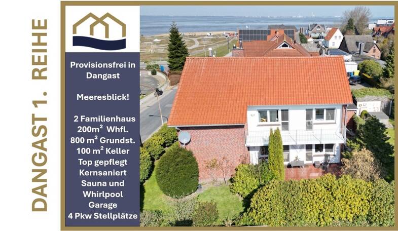Mehrfamilienhaus zum Kauf 735.000 € 10 Zimmer 200,2 m² 800 m² Grundstück Edo-Wiemken-Strasse 55 Dangast Varel 26316