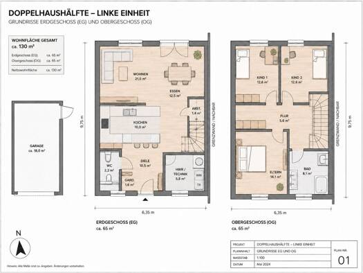 Haus zum Kauf provisionsfrei 643.926 € 4 Zimmer 130 m² 270 m² Grundstück Feucht Feucht 90537