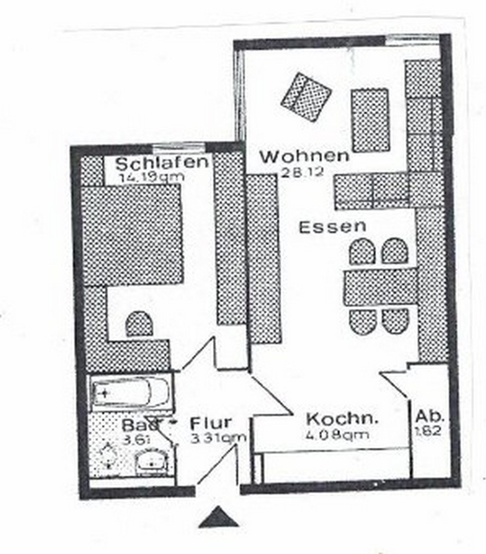 Wohnung zur Miete 470 € 2 Zimmer 55 m²<br/>Wohnfläche 1.<br/>Geschoss Kasseler Landstraße 4 Saline Göttingen 37081