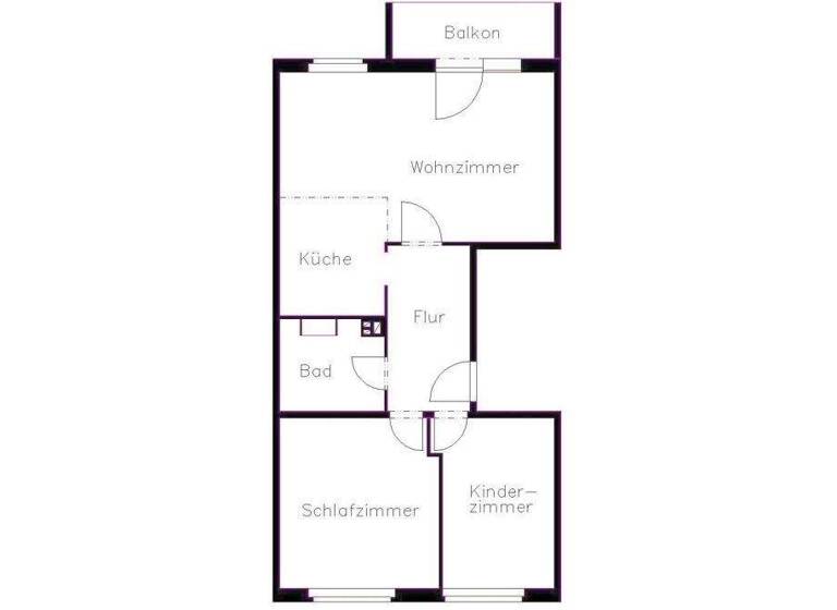 Wohnung zur Miete 378 € 3 Zimmer 57,8 m² 4. Geschoss Stauffenbergstraße 37 Westend Plauen 08523