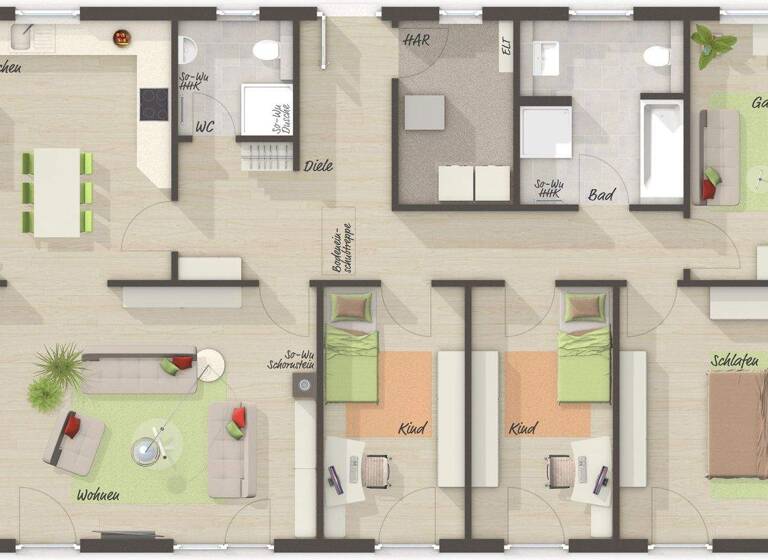 Haus zum Kauf provisionsfrei 299.500 € 6 Zimmer 131 m² Merchweiler 66589