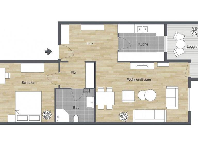 Wohnung zum Kauf 139.500 € 2 Zimmer 68 m² Theesen Bielefeld 33739