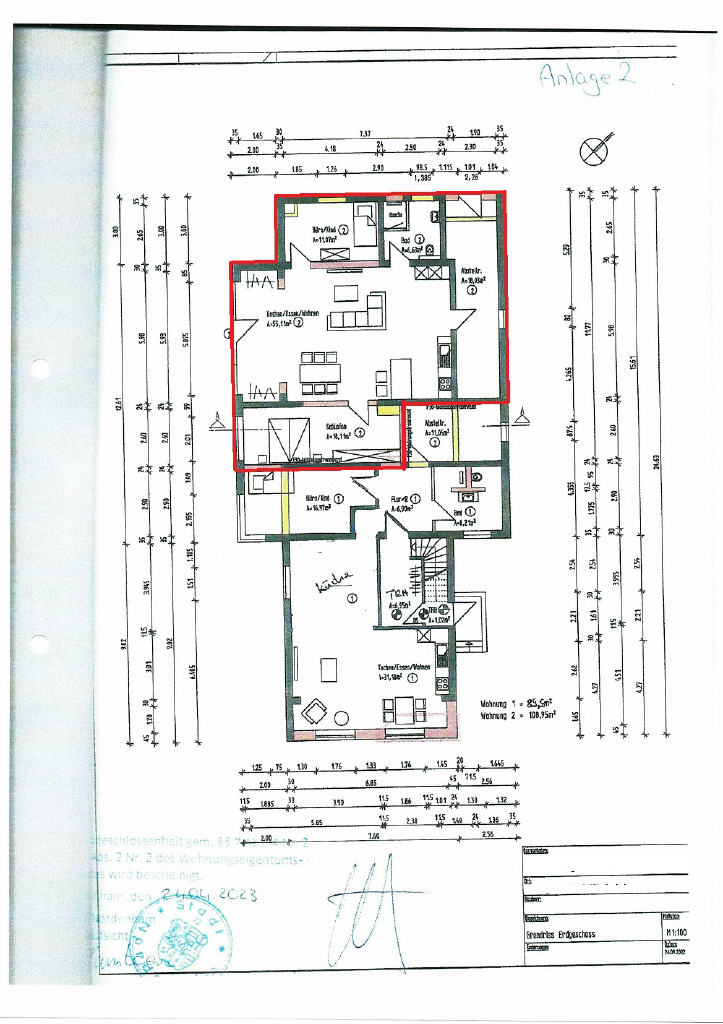 Wohnung zum Kauf 225.000 € 3 Zimmer 109 m²<br/>Wohnfläche Süd Nordenham 26954