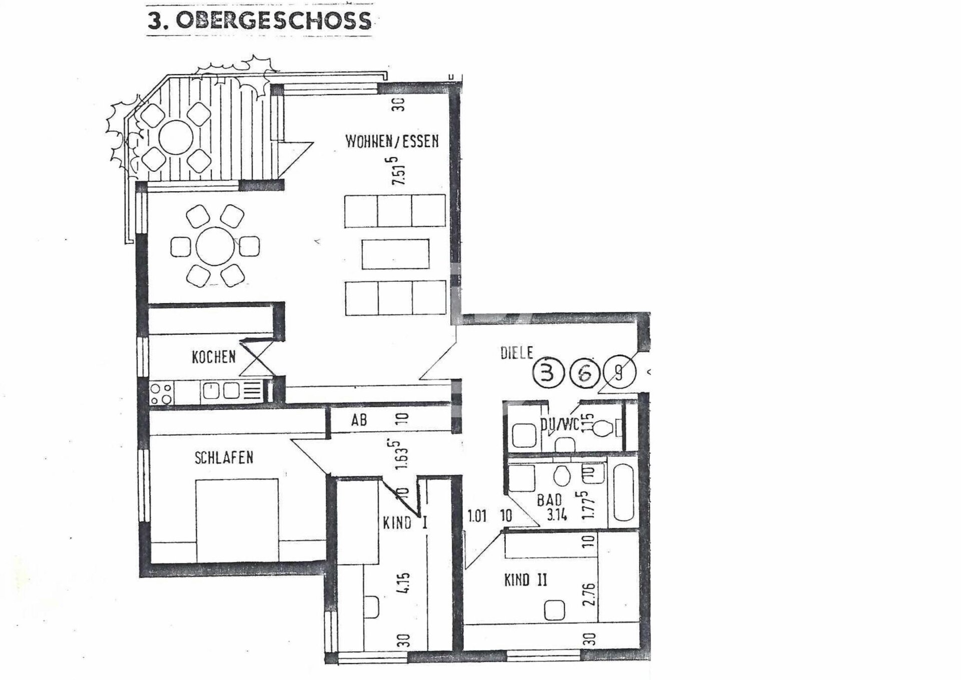 Wohnung zum Kauf 429.000 € 4,5 Zimmer 108,8 m²<br/>Wohnfläche 3.<br/>Geschoss ab sofort<br/>Verfügbarkeit Gundelfingen Gundelfingen 79194