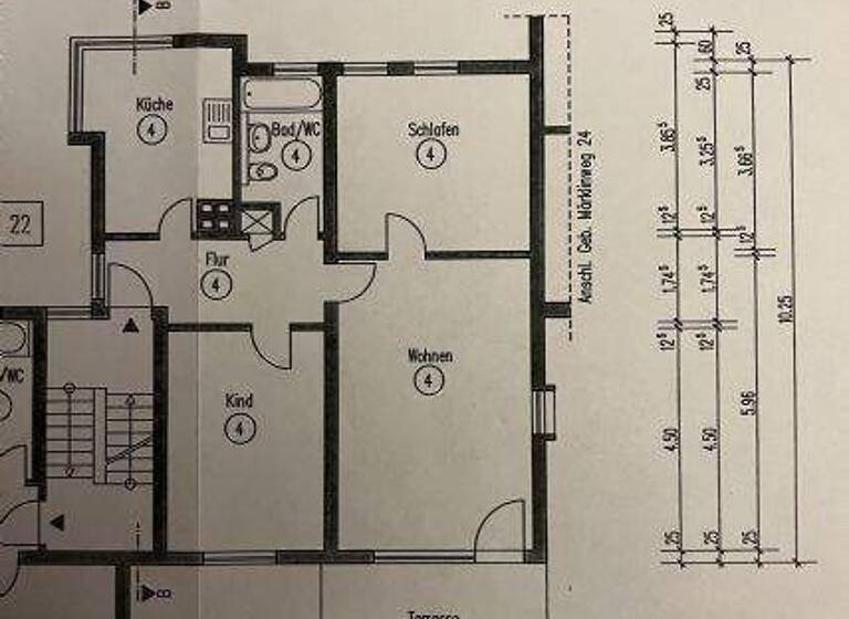 Terrassenwohnung zur Miete 828 € 3 Zimmer 82,8 m² EG frei ab sofort Stadtgebiet Göppingen 73033