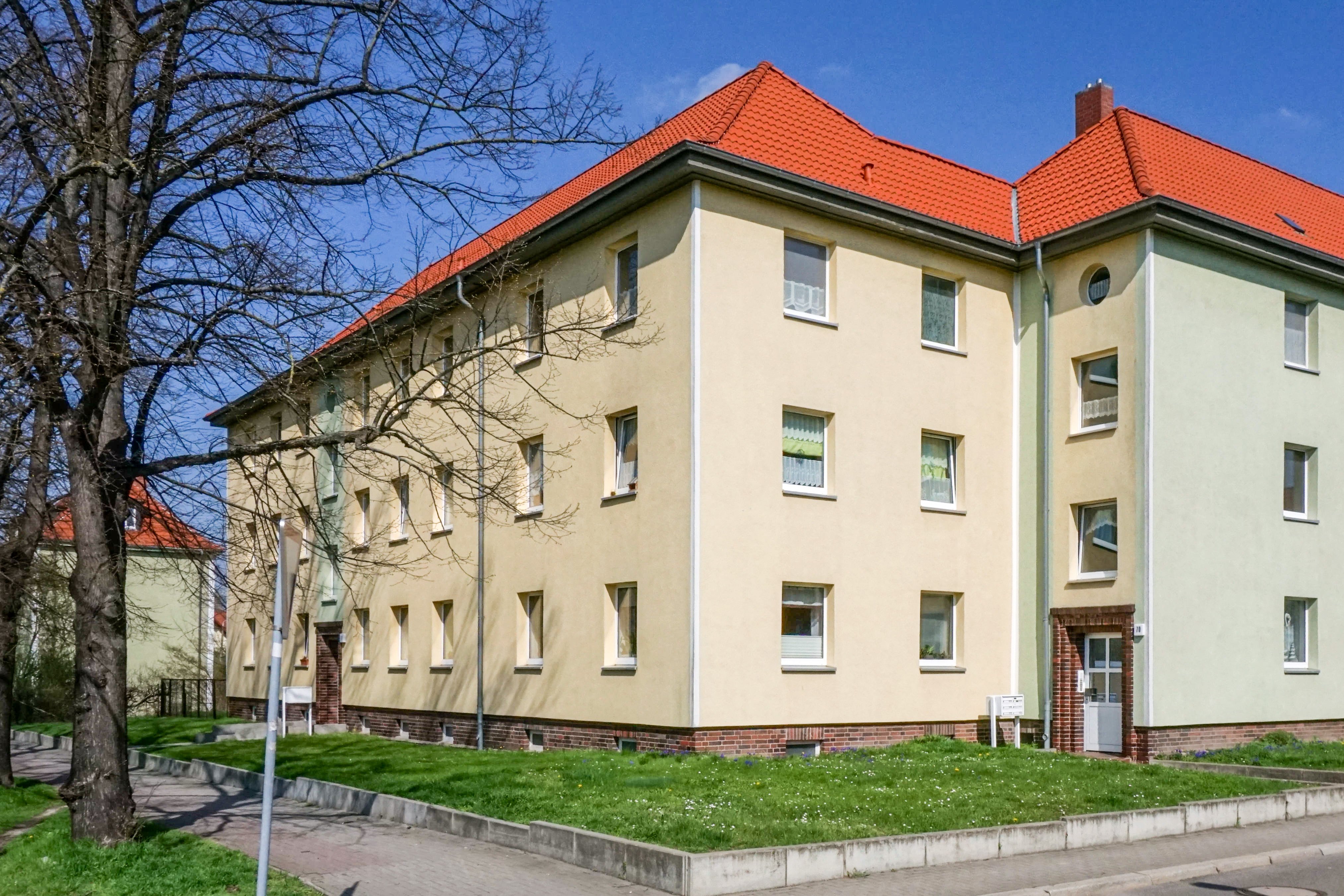 Wohnung zur Miete 490 € 3 Zimmer 70,6 m²<br/>Wohnfläche 2.<br/>Geschoss ab sofort<br/>Verfügbarkeit Hans-Neupert Str. 69 Halberstadt Halberstadt 38820