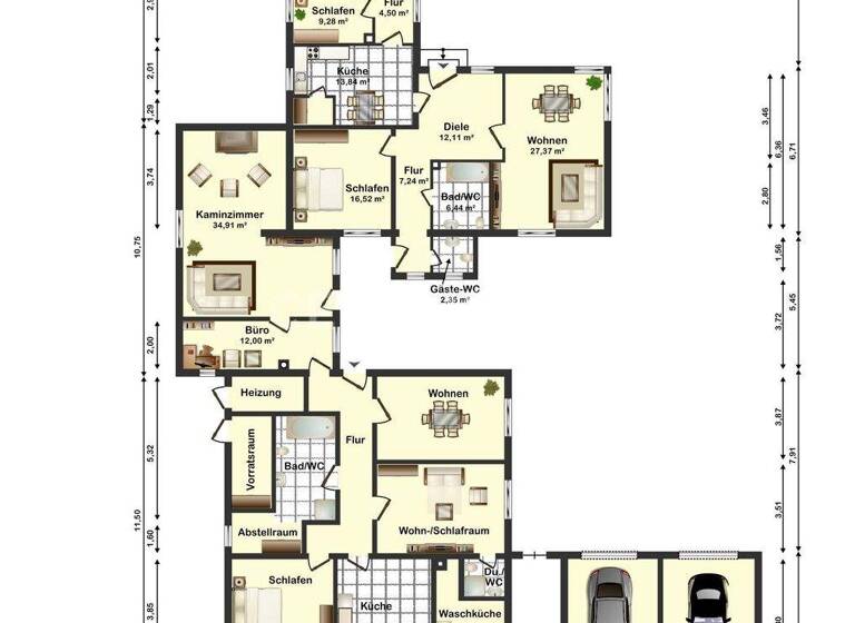 Einfamilienhaus zum Kauf 349.000 € 9 Zimmer 256 m² 2.622 m² Grundstück Ahausen 27367
