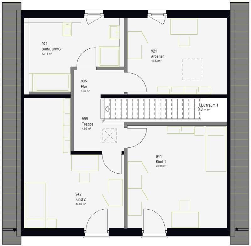 Einfamilienhaus zum Kauf 421.649 € 5 Zimmer 159 m²<br/>Wohnfläche 570 m²<br/>Grundstück Burladingen Burladingen 72393