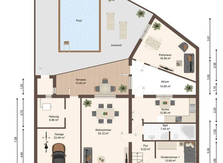 Haus zum Kauf 149.000 € 5 Zimmer 140,7 m² 248 m² Grundstück Burg 39288