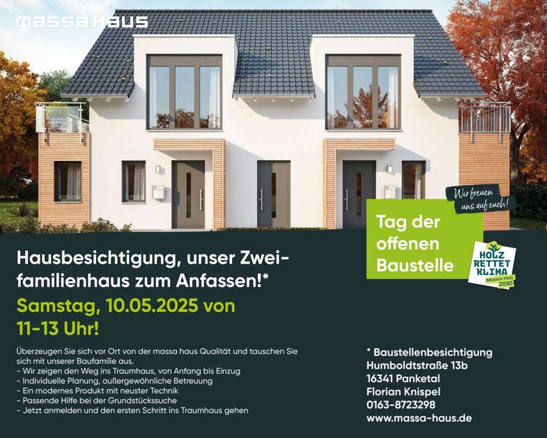 Haus zum Kauf provisionsfrei 450.000 € 5 Zimmer 144 m² 600 m² Grundstück Bernau Bernau 16321