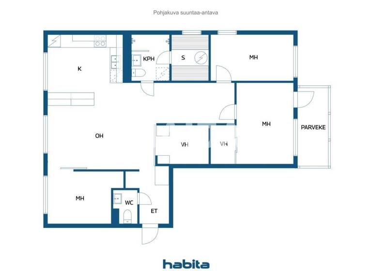 Studio zum Kauf 169.000 € 4 Zimmer 90 m² 3. Geschoss Pekanraitti 4 Helsinki 00700