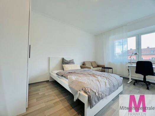 WG-Zimmer zur Miete auf Zeit 600 € 20 m² 4. Geschoss frei ab 01.10.2026 Steinbühl Weiterer Innenstadtgürtel Süd 90443
