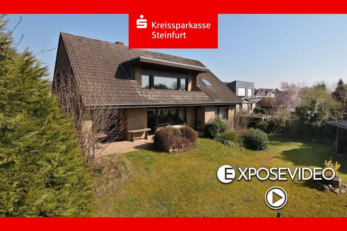 Immobilie in Greven - Großzügiges Wohnglück mit Potenzial Einfamilienhaus mit Einliegerwohnung in Greven Reckenfeld - Bild 0