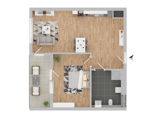Wohnung zum Kauf 368.134 € 2 Zimmer 62,7 m² 3. Geschoss Weiden Weiden in der Oberpfalz 92637